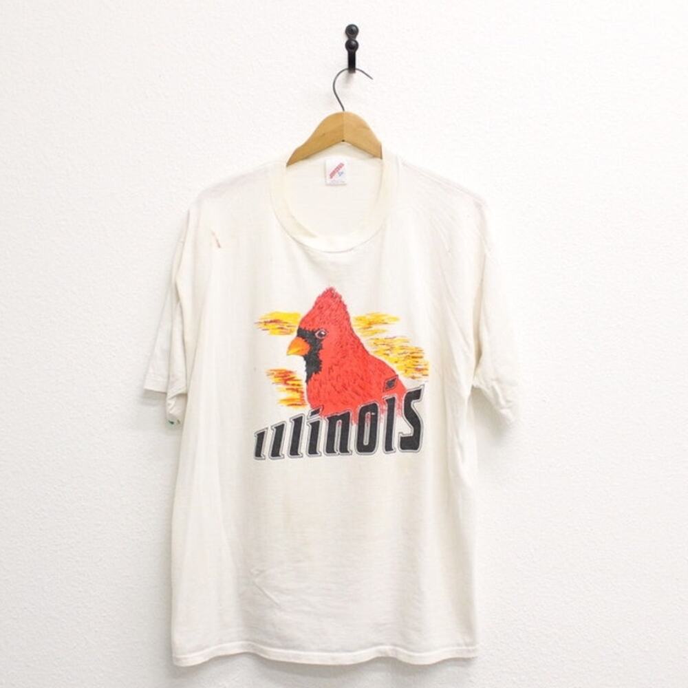 Vintage Illinois Northern Cardinal T Shirt XL